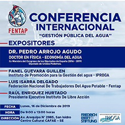 Conferencia Internacional: Gestión Pública del Agua
