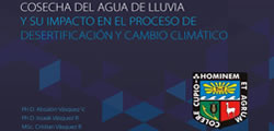 Libro cosecha de agua de Lluvia y su impacto en el proceso de desertificación y cambio climatico