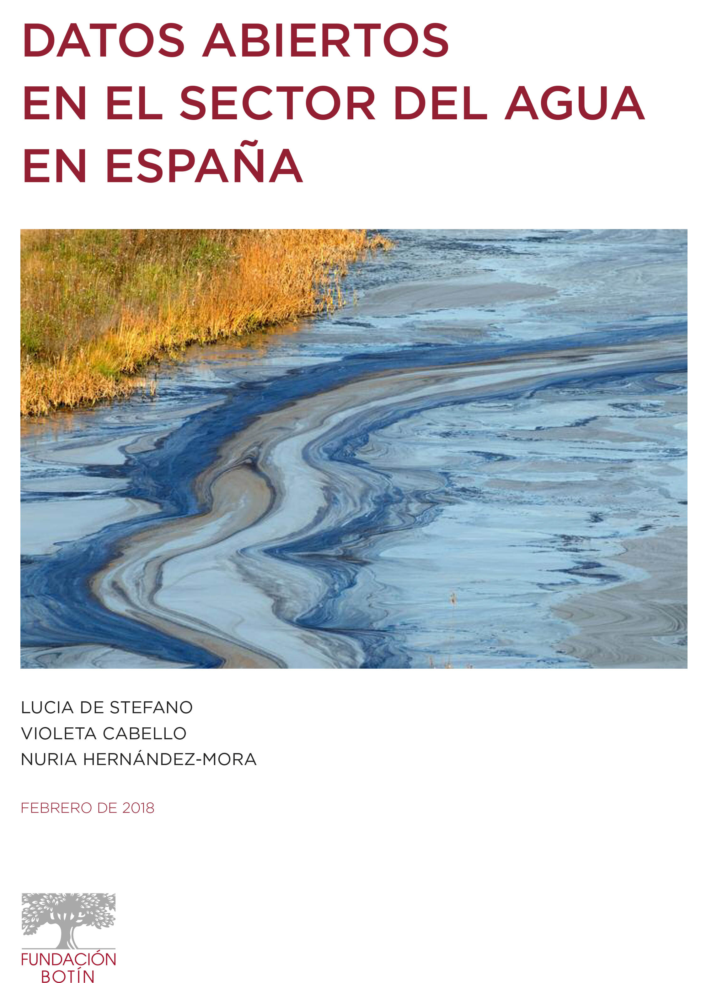 DATOS ABIERTOS EN EL SECTOR DEL AGUA EN ESPAÑA