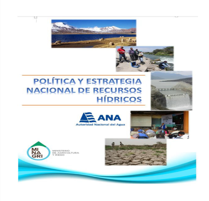 Plan Nacional de Recursos Hídricos
