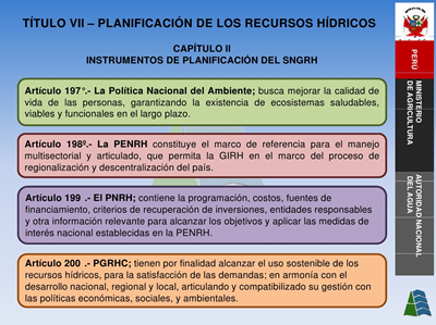 instrumentos de gestión para los consejos de los recursos hidricos