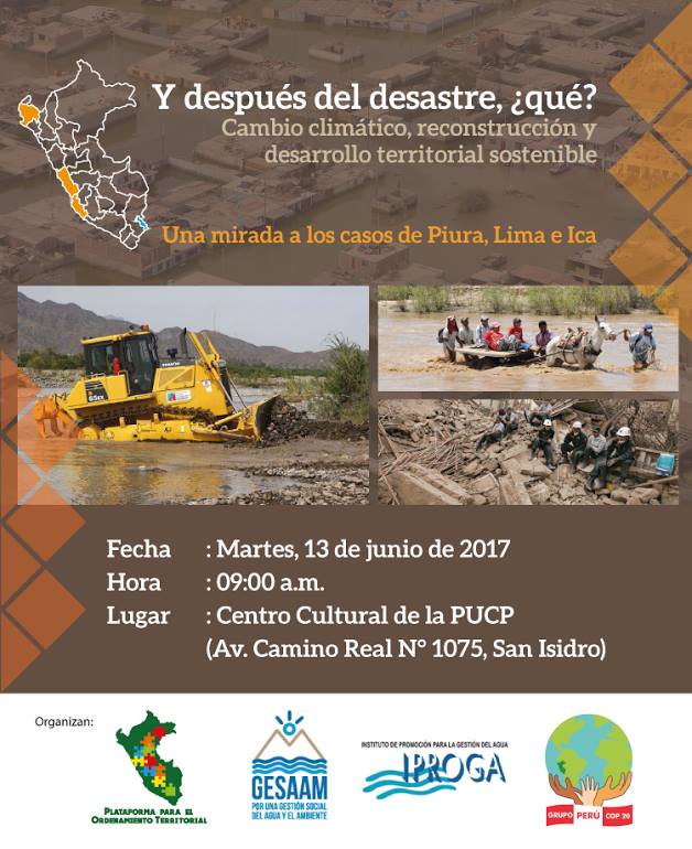 FORO: Y despues del desastres ¿Qué? 
