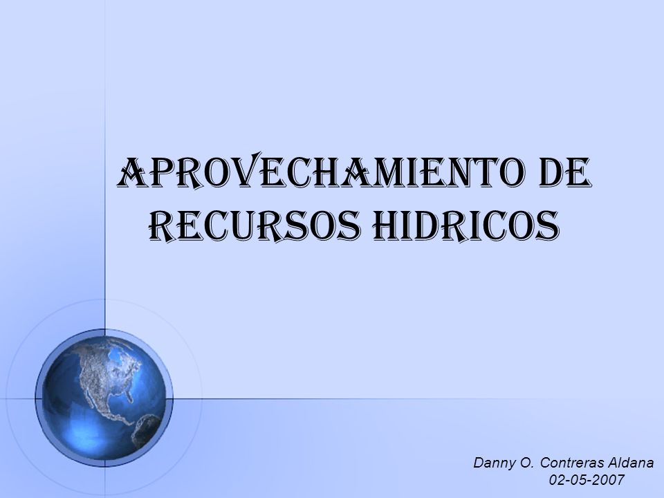 Ley 29338: LEY DE RECURSOS HÍDRICOS