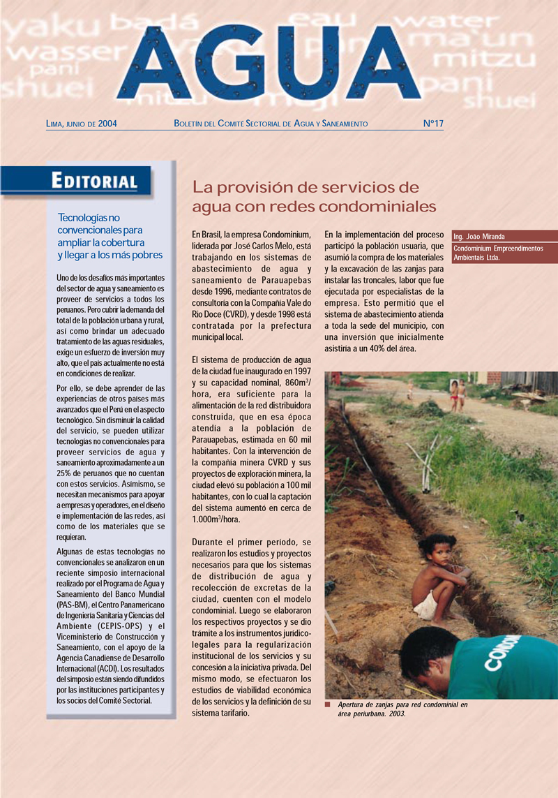 RRevista Agua N° 17 - BVSDE PAHO