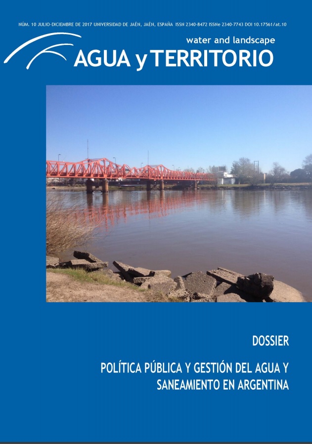Revista Agua y Territorio N° 10